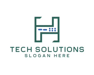 Server Tech Letter H logo