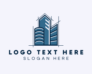 High Tower Building logo design