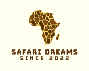 Giraffe Safari Zoo logo design