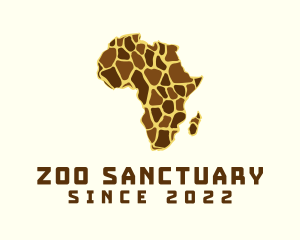 Giraffe Safari Zoo logo design