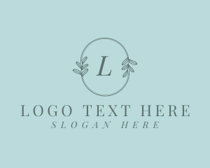 Organic Elegant Leaves logo