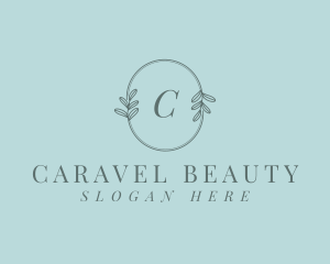 Organic Elegant Leaves logo design