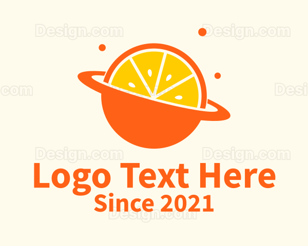 Fresh Orange Planet Logo