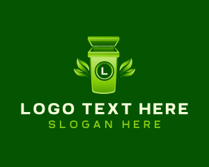 Recycling Trash Bin Disposal logo