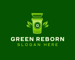 Recycling Trash Bin Disposal logo