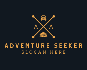 Jeep Off Roading Adventure logo design