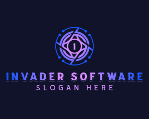 Cyberspace Programming Software logo design