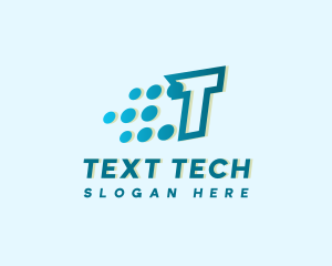 Modern Tech Letter T logo design