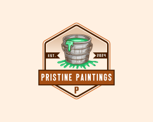 Paint Bucket Renovation logo design