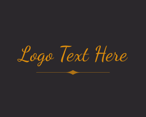 Classical - Elegant Cursive Business logo design