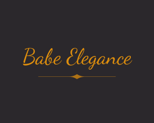 Elegant Cursive Business logo design