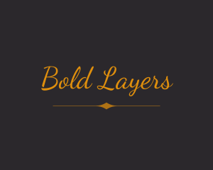 Elegant Cursive Business logo design