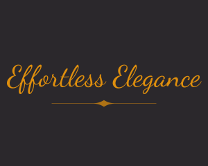 Elegant Cursive Business logo design