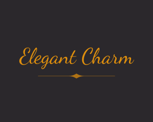 Elegant Cursive Business logo design