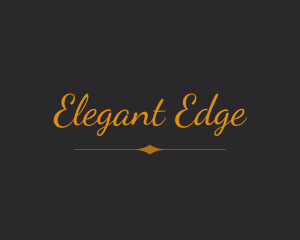 Elegant Cursive Business logo design