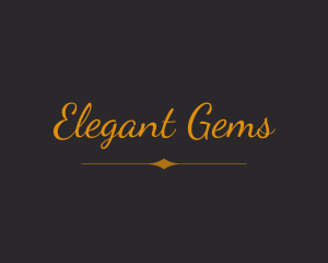 Elegant Cursive Business logo design