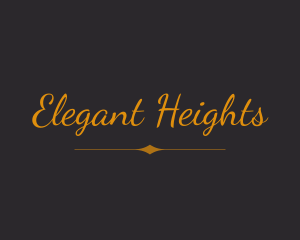 Elegant Cursive Business logo design