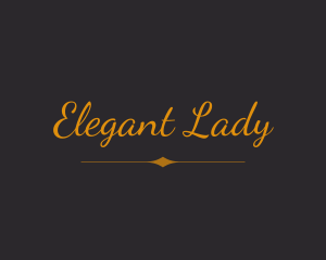 Elegant Cursive Business logo design