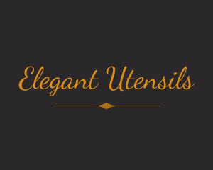 Elegant Cursive Business logo design