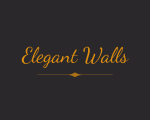 Elegant Cursive Business logo design