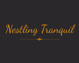 Elegant Cursive Business logo design