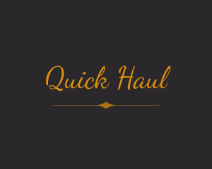 Elegant Cursive Business logo design