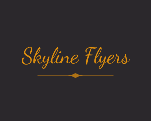 Elegant Cursive Business logo design