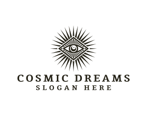 Psychic Cosmic Eye logo design