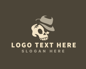 Spooky Skull Hat logo