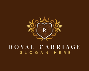 Royal Crown Shield Boutique logo design