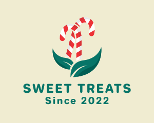 Leaf Candy Cane logo design