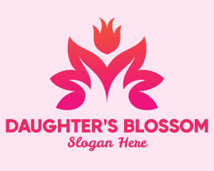 Lotus Flower Spa & Wellness logo design