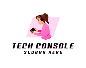 Female Gamer Console logo