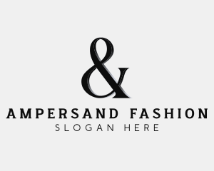 Classic Serif Ampersand logo design