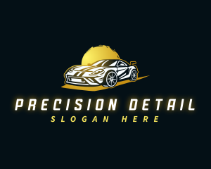 Auto Detailing Car logo design