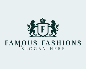 Upscale Fashion Shield logo design