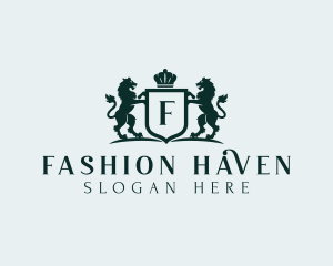 Upscale Fashion Shield logo design