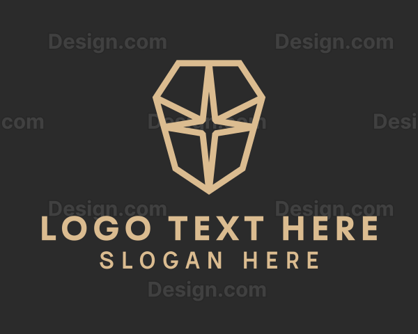 Gold Crystal Sparkle Logo