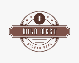 Western Cowboy Saloon  logo design