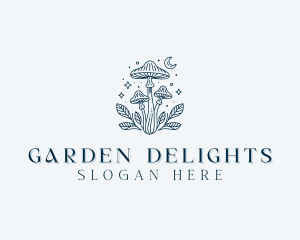 Herbal Mushroom Garden logo design