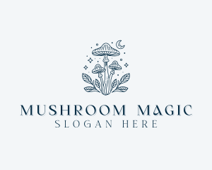 Herbal Mushroom Garden logo design