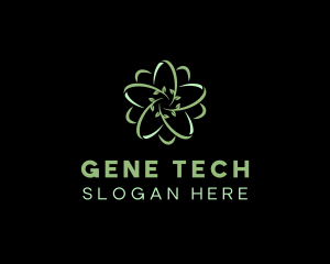 Biotech Leaves Genetics logo design