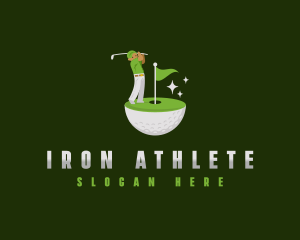 Golf Ball Athlete logo design