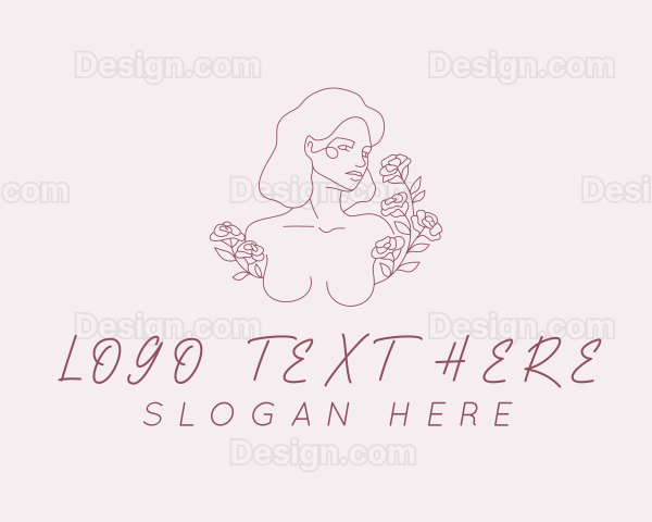 Naked Female Roses Logo