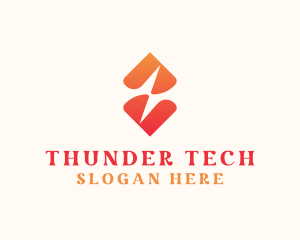 Modern Thunder Bolt  logo