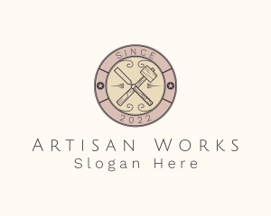 Woodworking Sculpting Tools logo design