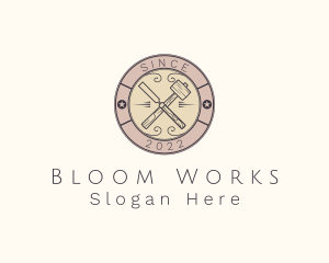 Woodworking Sculpting Tools logo design