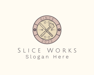 Woodworking Sculpting Tools logo design