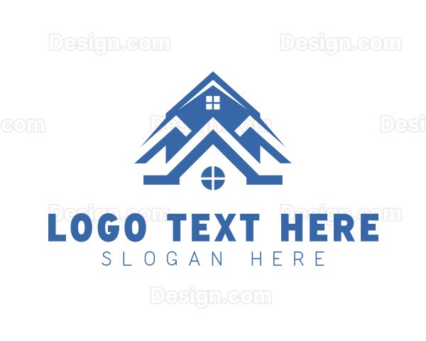 Roofing Home Builder Logo