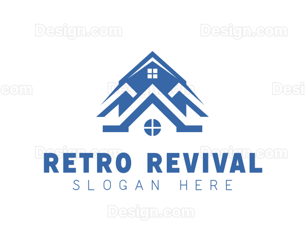 Roofing Home Builder Logo